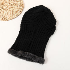 Balaclava Cap Ski Mask Knitted Hat Winter Hat Men Unisex Lined
