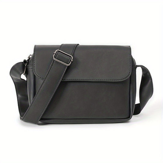 Retro Men's PU Leather Crossbody Bag