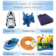 10pcs Repair Glue Patch Kit for Inflatables Boat Pool Yoga Ball