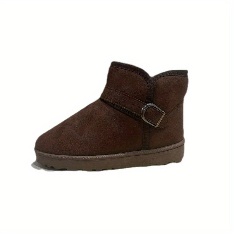 Women's Non-slip Winter Snow Boots with Thick Bottom, Comfortable Outdoor Boots