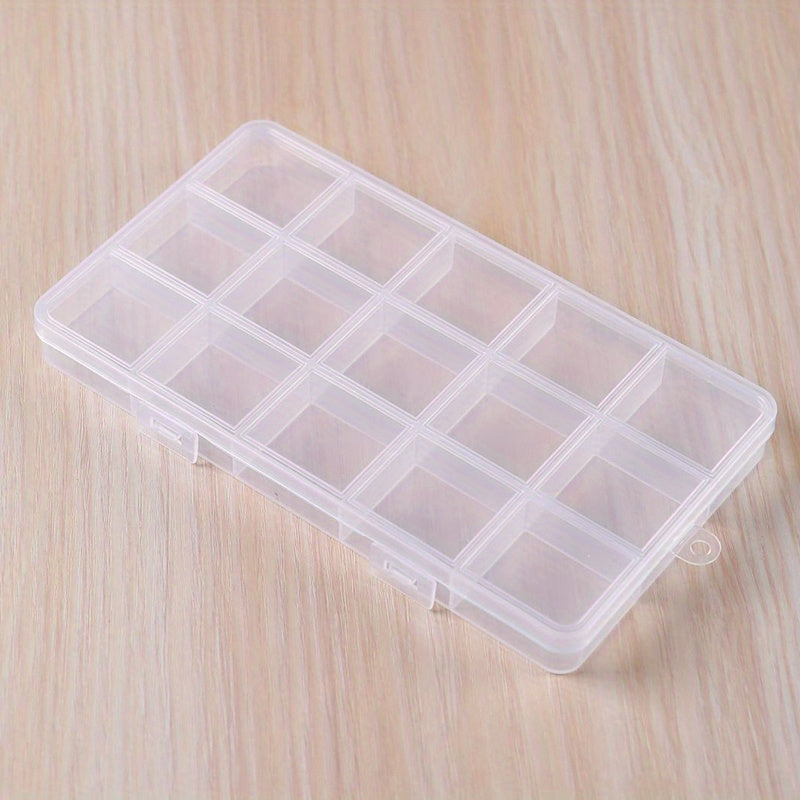 10 15 24 Grids Storage Box for Jewelry Rings DIY Diamond Painting