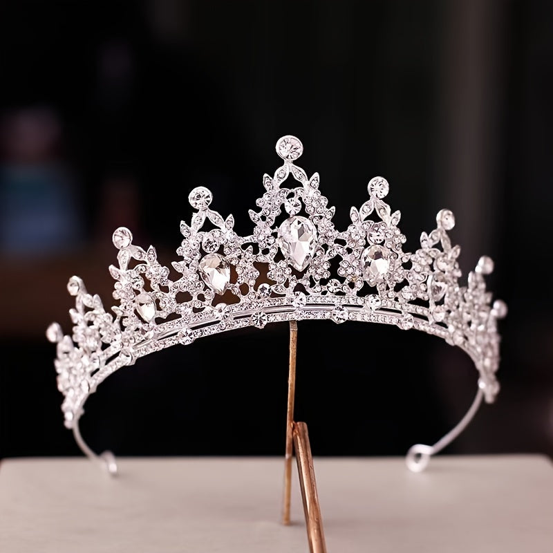 Crystal Bridal Princess Crown Wedding Tiara Rhinestone Hair Band