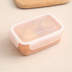 Mini Round Food Preservation Box Rectangular Plastic Storage Box