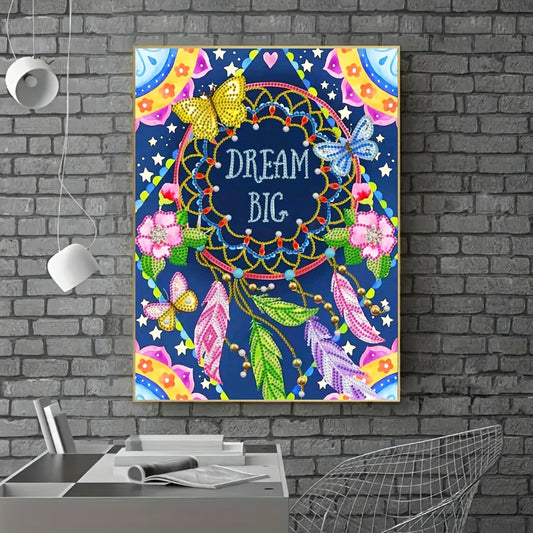 Wind Chime Dream Catcher Diamond Painting Kit DIY 5D Partial Diamond Painting