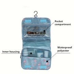 Hanging Toiletry Bag Water Resistant Makeup Organizer Travel Accessories