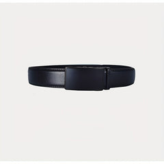 Men's Leather Belt Auto Buckle Business Waist Strap