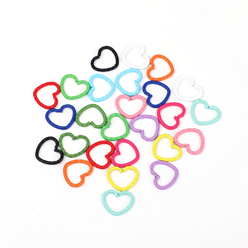 30pcs Girls Heart Star Hair Beads DIY Accessories