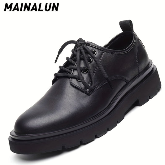 Men's Lace up Derby Dress Shoes For Office Business Formal Events