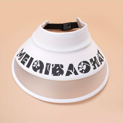 Empty Top Hat Mens Womens Sun Hat Face Covering Beach Cap