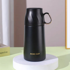 Mini Thermal Mug Stainless Steel Vacuum Insulated Bottle with Cup
