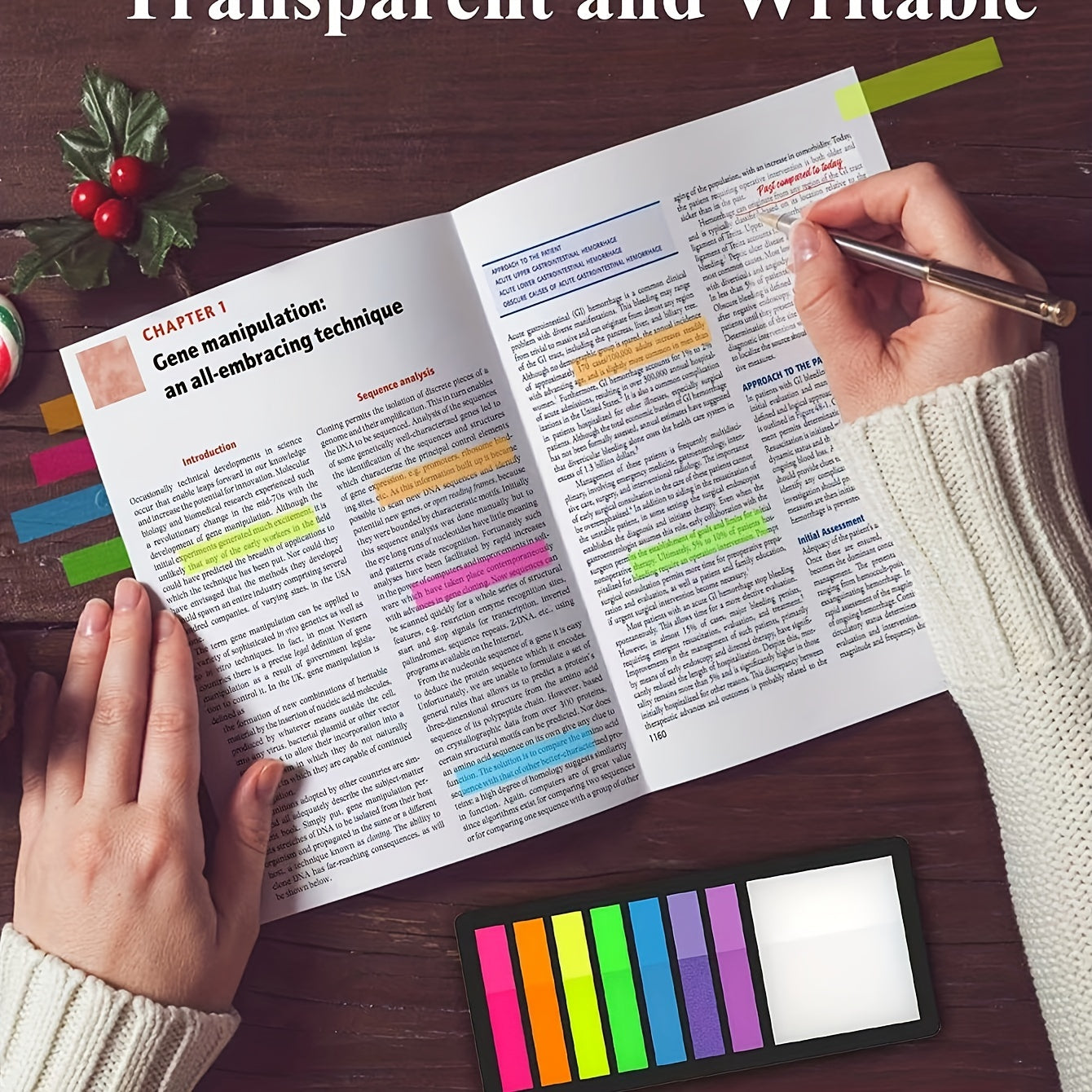 Long Strip Index Sticky Notes Assortment