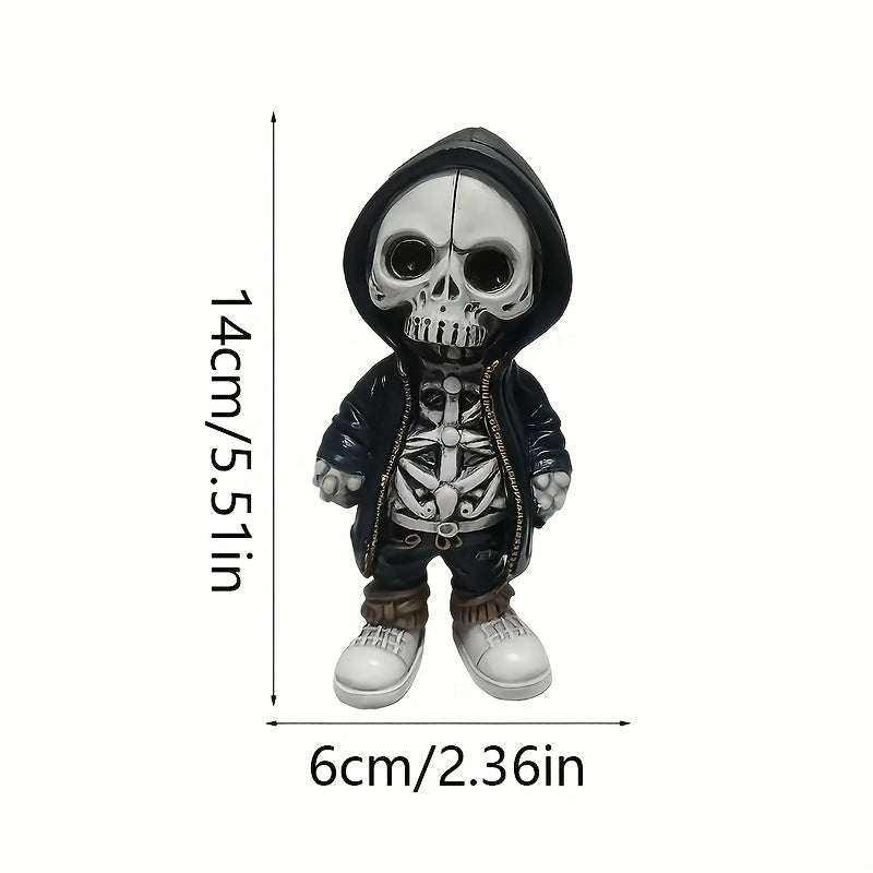 Halloween Skeleton Dwarf Statue Resin Ornaments Interesting Holiday Decorations