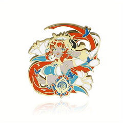 Metal Enamel Badge Cosplay Props Brooch Pin Party Costume Decoration Jewelry