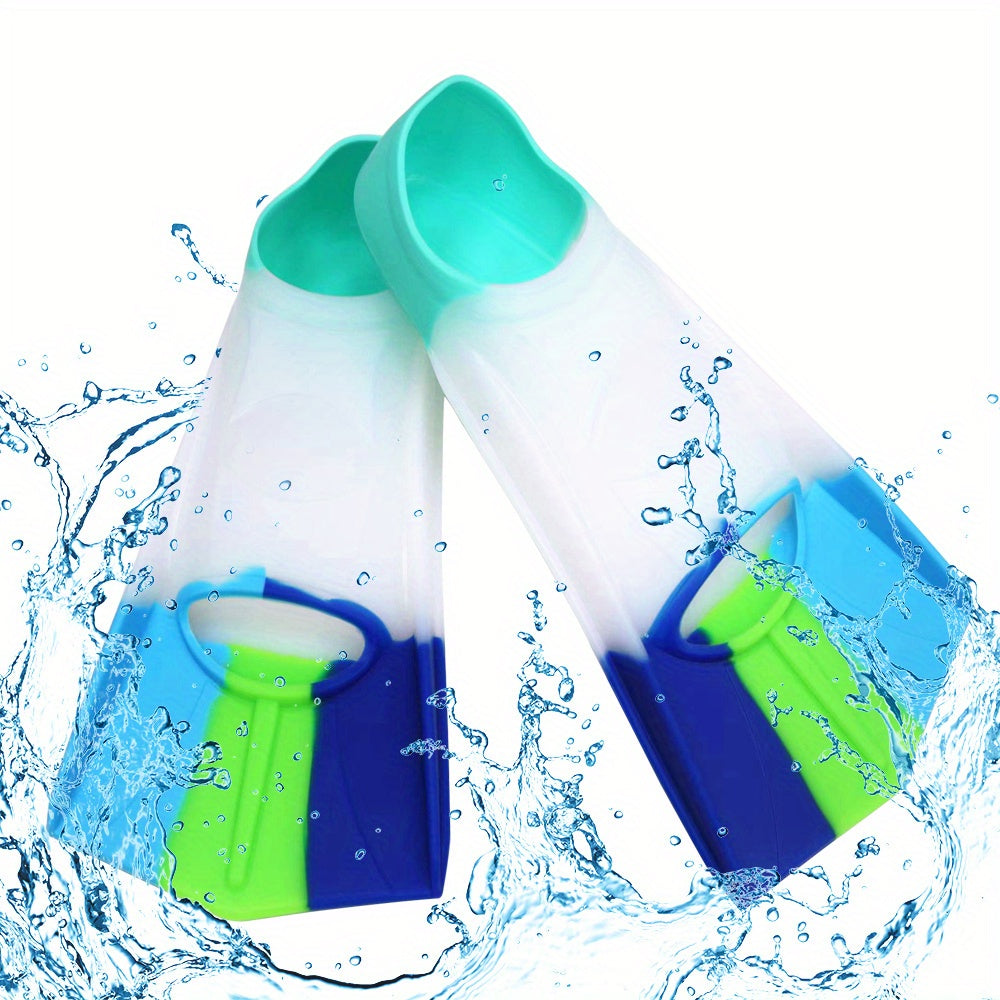 Kids Swim Silicone Fins - Beginner-friendly Swimming Fun