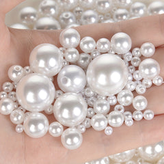 ABS Pearl Beads Round Beads for Jewelry Making DIY 3-20mm
