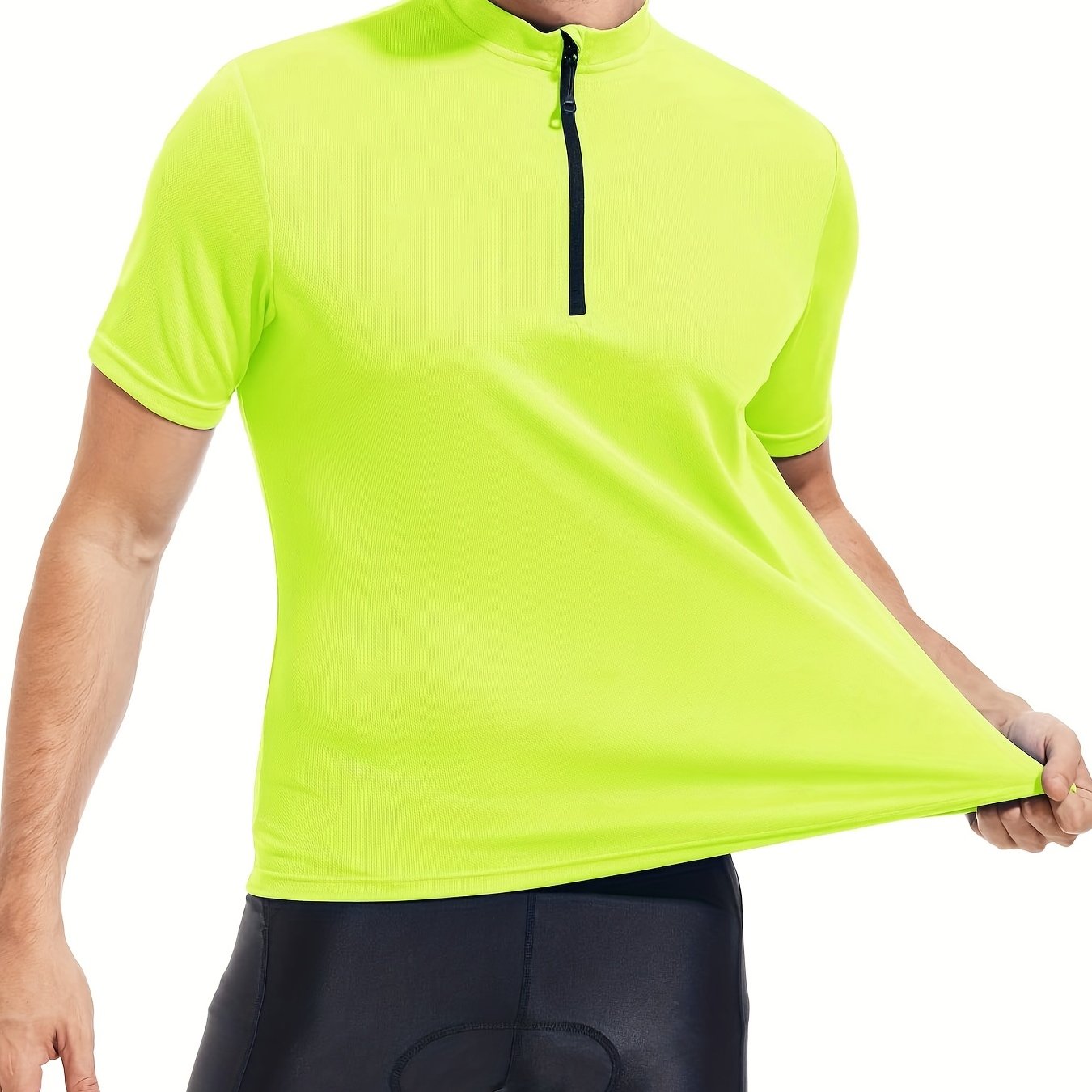 Men's Quick-Dry Cycling Jersey with Rear Pocket