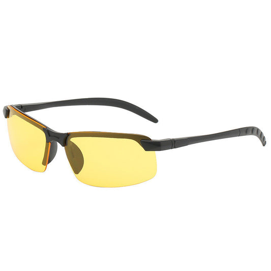 1 Pair Sunglasses & Night Driving Glasses for Outdoor Activities