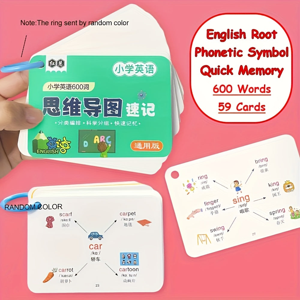 600 Vocab Flashcards with Pronunciation Guide for Efficient Learning