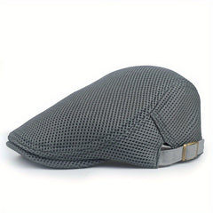 Beret Men's Summer Thin Mesh Breathable Sun Protection Hat