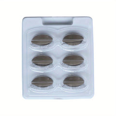 3 Pairs Mannequin Head Eyelash Extension Training Kit with Replacement Eyelids