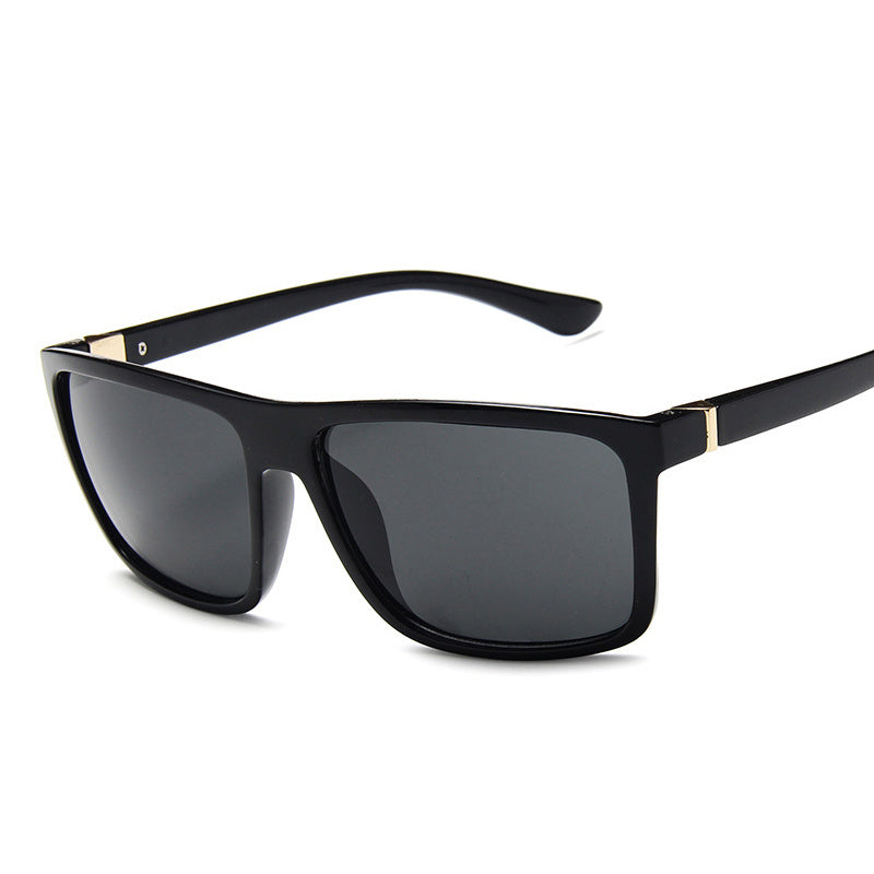 Men's Retro Polarizer Sunglasses Large Frame Outdoor Driving