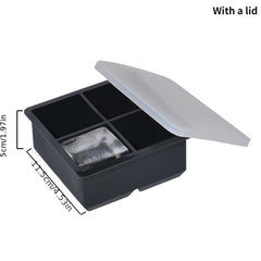 Silicone Ice Cube Mold Big Square Ice Cube Tray Mold