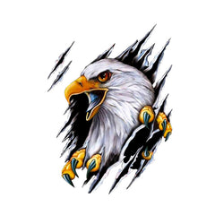 Eagle Car Styling 3D Cartoon Motorcycle Sticker Vinyl Car Body Decoration