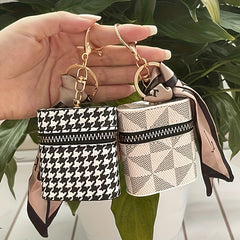 Mini Purse Key Chain Small Pocket Bag Wallet Earphones Storage Case