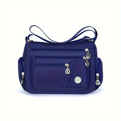 Casual Nylon Crossbody Bag Zipper Purse Shoulder Bag for Women