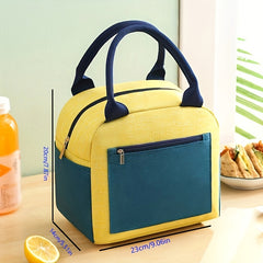 Colorful Insulated Lunch Bag Handbag Aluminum Foil Waterproof Lunch Box