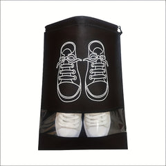 Portable Shoe Drawstring Storage Bag Non Woven Fabric Shoe Bag Dust Proof