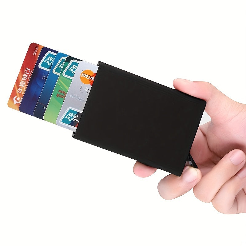 Anti Theft ID Credit Card Holder Wallet Aluminum Metal Pocket Cover