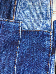  Denim Print Tummy Control High Rise Leggings