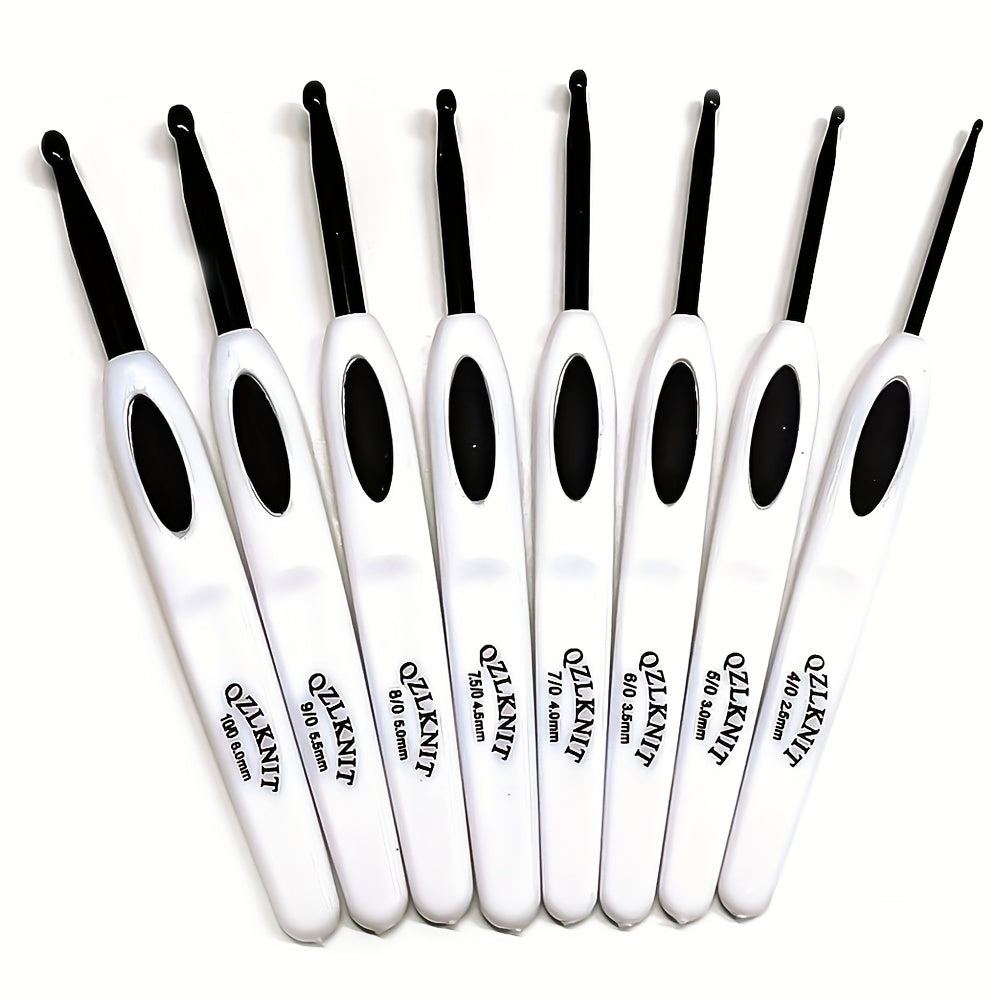 8pcs Knitting Tool Set Aluminum Crochet Suit