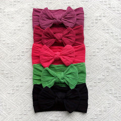 Kids Elastic Headband Bow Soft Skin Friendly