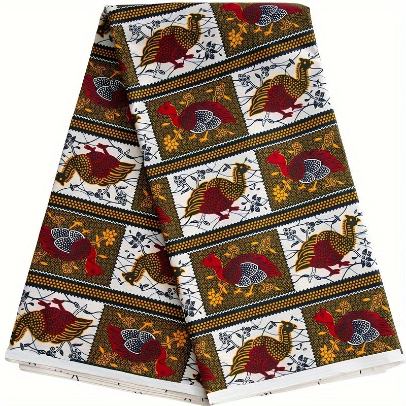 African Print Ankara Fabric 5 49m Polyester Wax Prints High Quality Fabrics