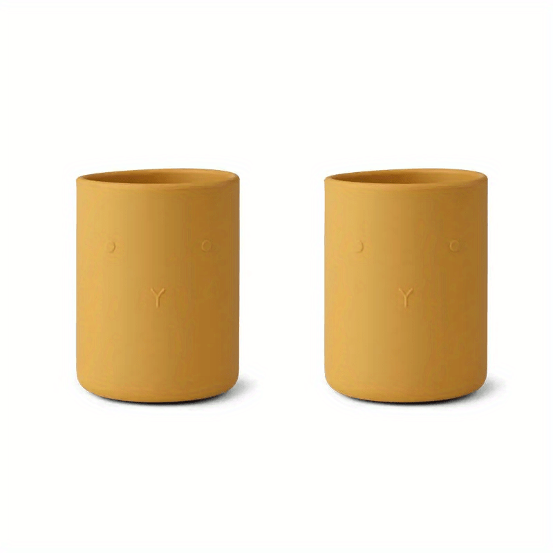 2pcs Silicone Toddler Cups Baby Training Tableware