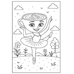 Adult Coloring Book-Whimsical Creatures & Bizarre Scenes-Italian Brainrot Art
