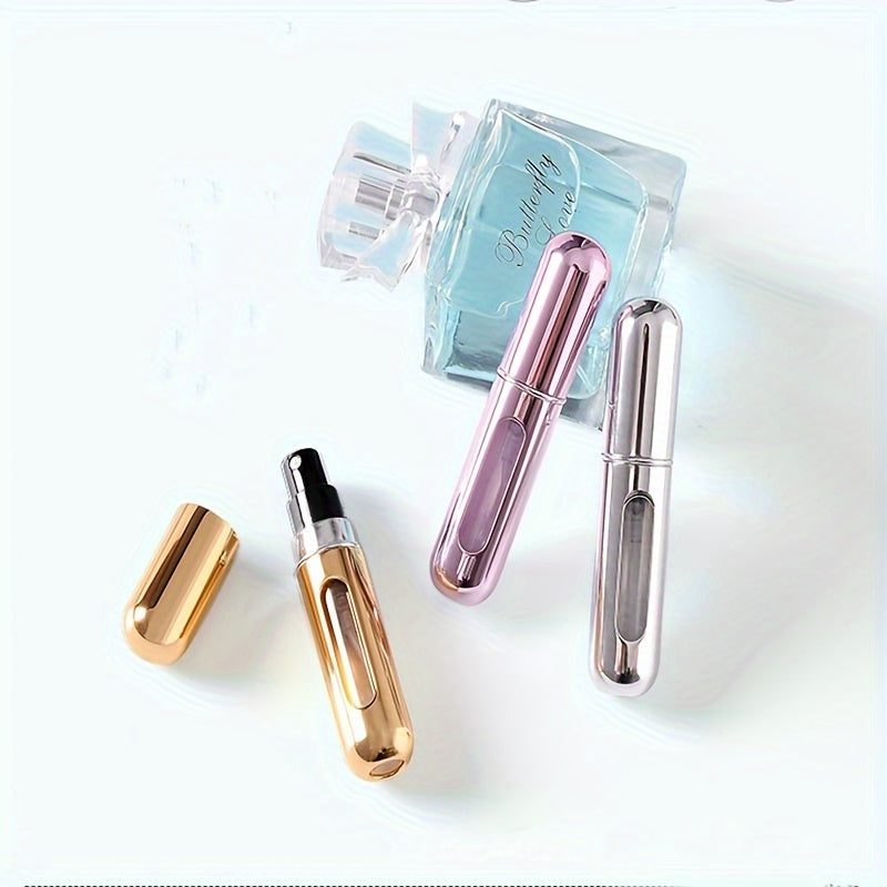 5 Pcs Mini Refillable Perfume Atomizer Bottle 5ml Travel Size Spray