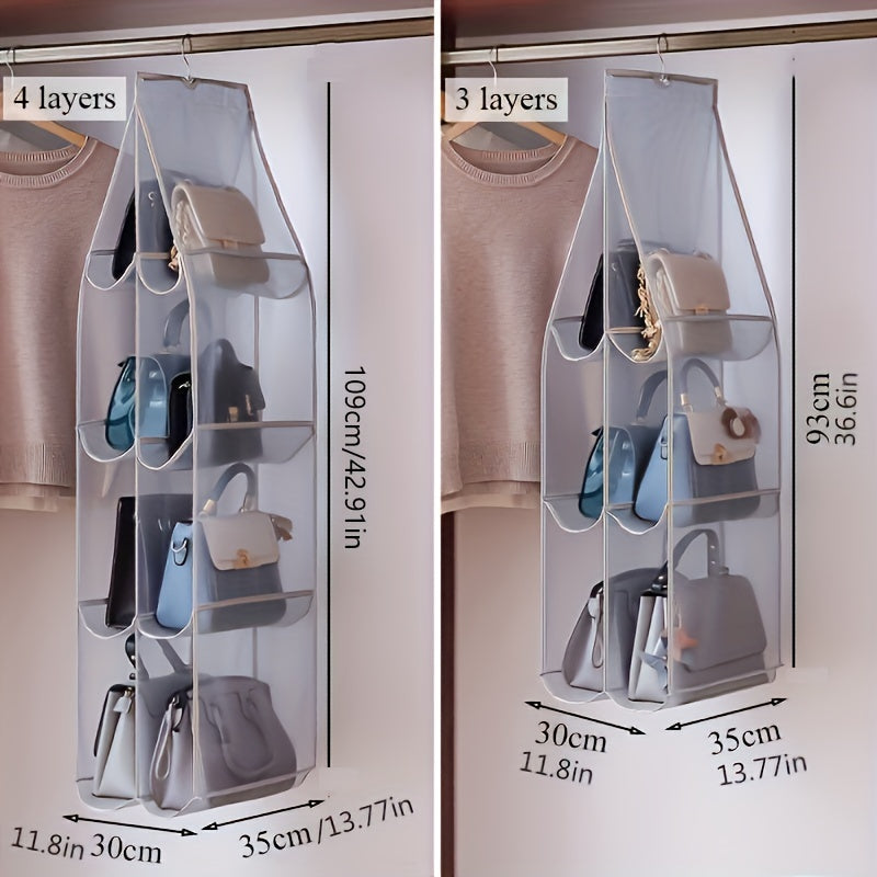 Hanging Handbag Purse Organizer for Closet Storage