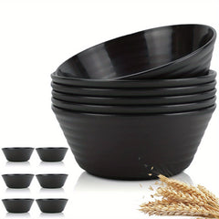 6 PCS Unbreakable Cereal Bowls 36 OZ 50OZ Soup Bowl Sets BPA Eco Friendly Bowl