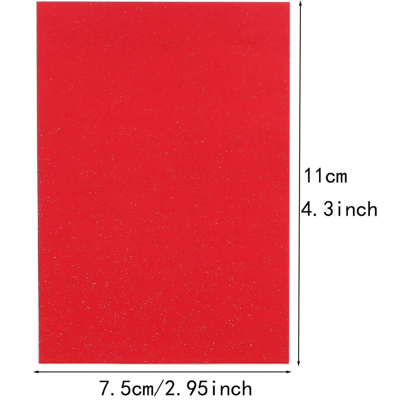 24pcs Red Glitter Golden Envelope Set