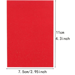 24pcs Red Glitter Golden Envelope Set