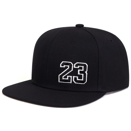 Men's 23 Embroidered Baseball Cap Sports Hip Hop Cap Outdoor Sun Hat