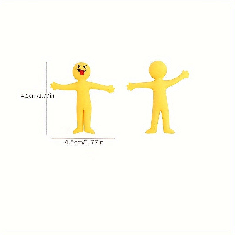 Stretchy Figures 12 Expressions Yellow Rest Toys