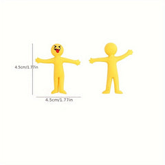 Stretchy Figures 12 Expressions Yellow Rest Toys