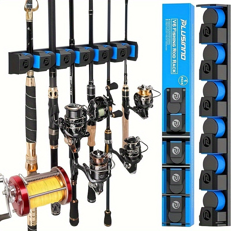 Vertical Fishing Rod Racks Wall Mounted Holders