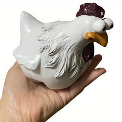 Hen Resin Statue for Outdoor Decor