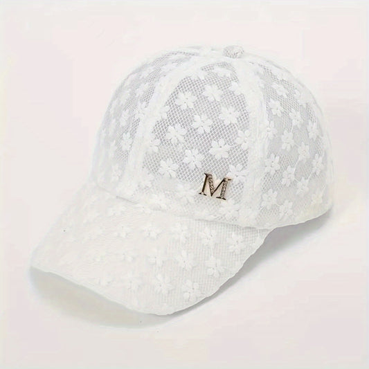 Summer Thin Lace Peaked Cap for Men Women