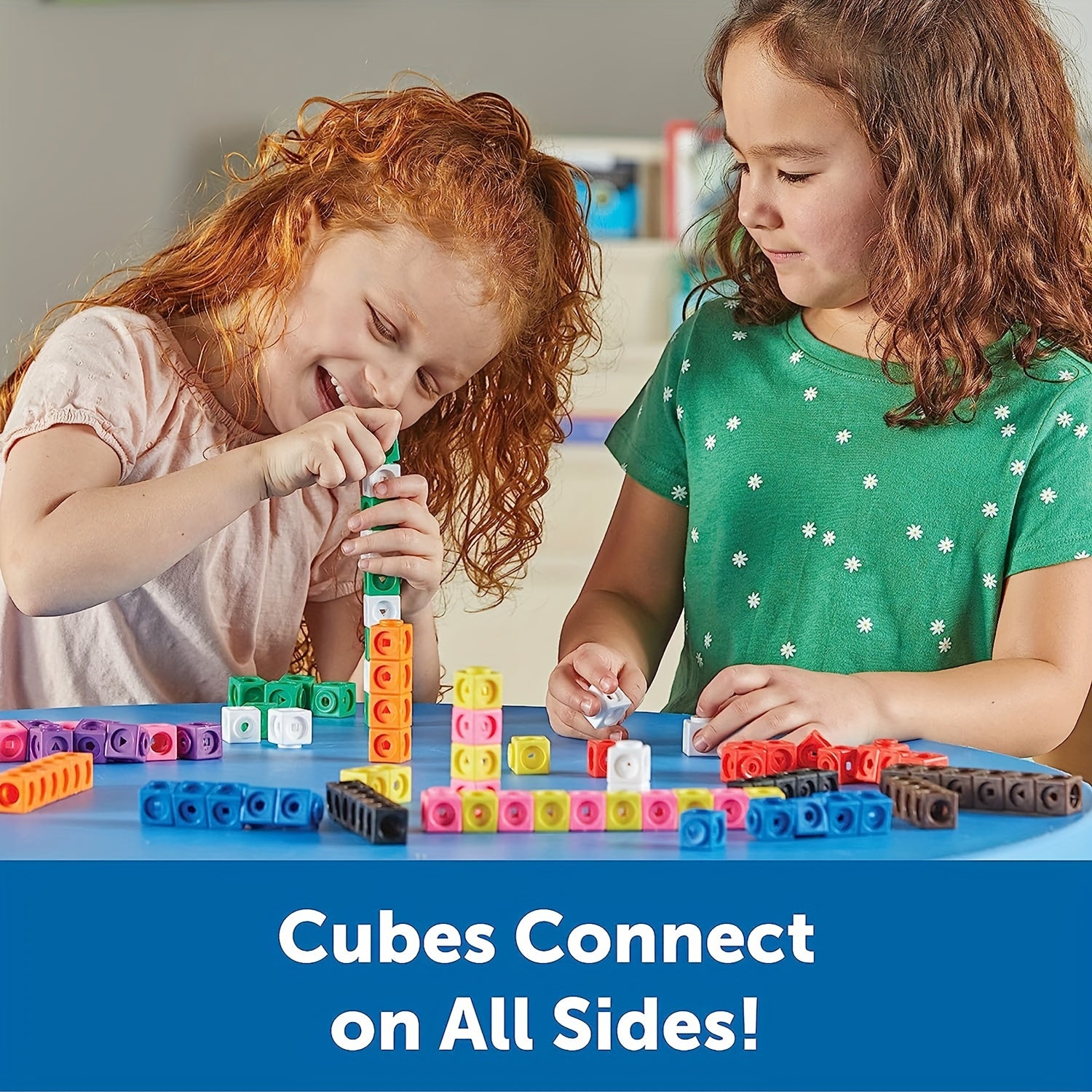 Math Link Cubes Set Of 100 Cubes Math Manipulatives For Kids Ages 5